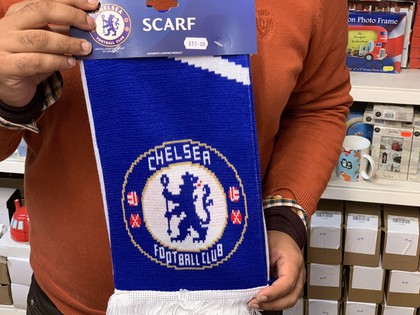 chelsea football team scarf