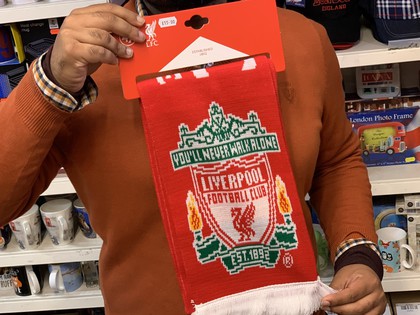 liverpool football team scarf