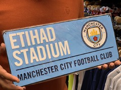 manchester city street sign