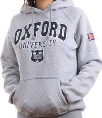 oxford university hoodie in gray