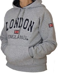london hoodie in gray